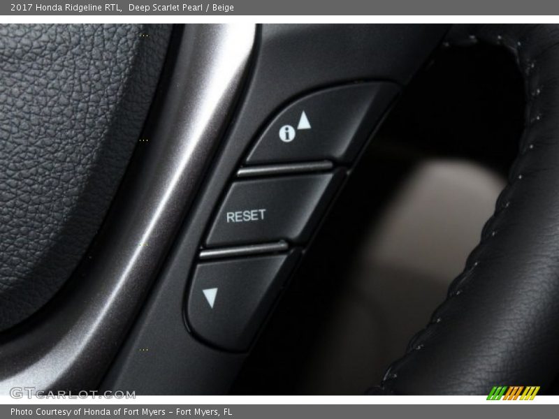Deep Scarlet Pearl / Beige 2017 Honda Ridgeline RTL
