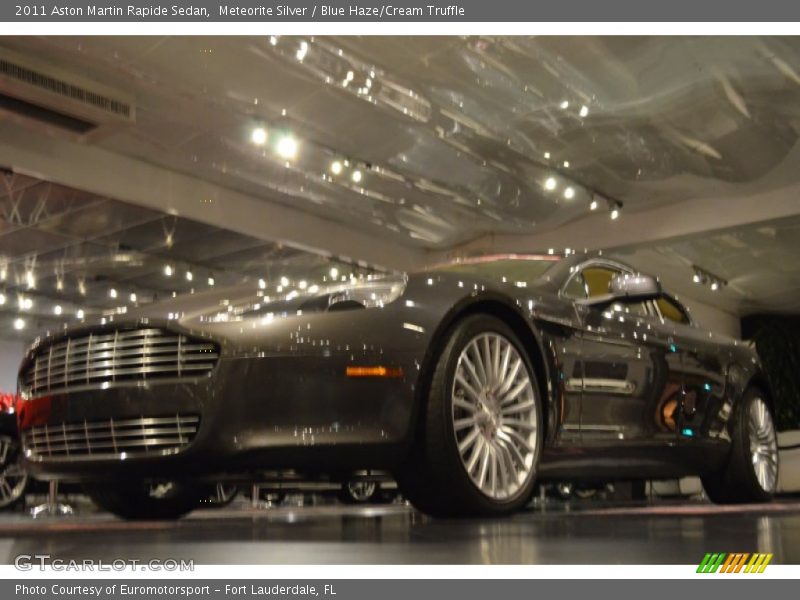 Meteorite Silver / Blue Haze/Cream Truffle 2011 Aston Martin Rapide Sedan