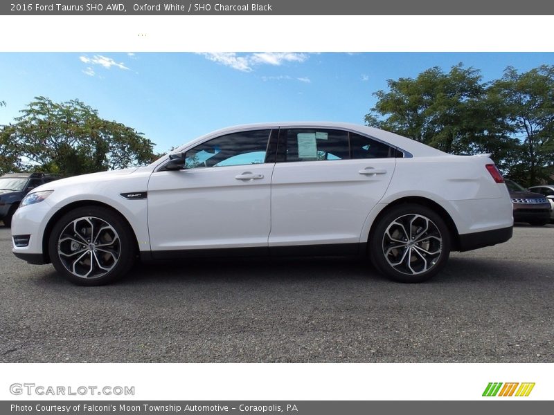 Oxford White / SHO Charcoal Black 2016 Ford Taurus SHO AWD