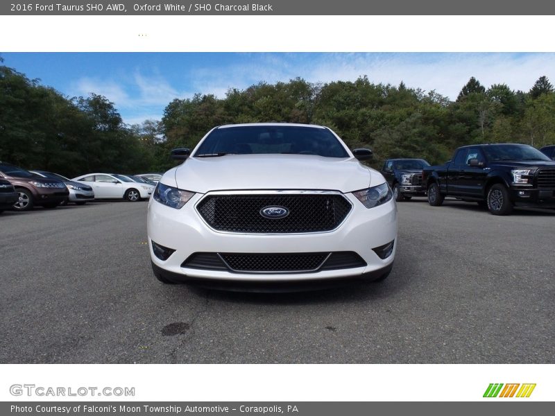 Oxford White / SHO Charcoal Black 2016 Ford Taurus SHO AWD