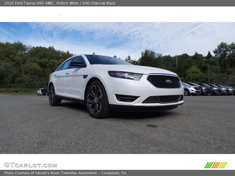 Oxford White / SHO Charcoal Black 2016 Ford Taurus SHO AWD