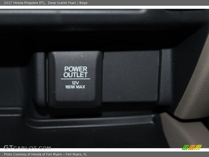 Deep Scarlet Pearl / Beige 2017 Honda Ridgeline RTL