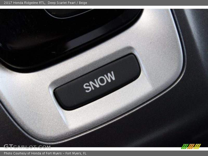 Deep Scarlet Pearl / Beige 2017 Honda Ridgeline RTL