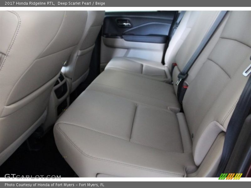 Deep Scarlet Pearl / Beige 2017 Honda Ridgeline RTL