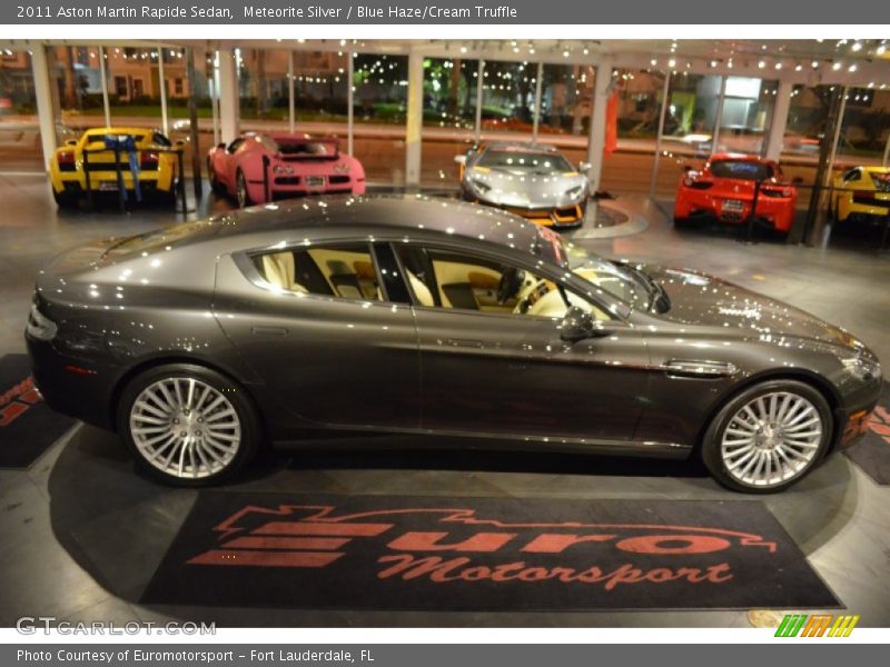 Meteorite Silver / Blue Haze/Cream Truffle 2011 Aston Martin Rapide Sedan