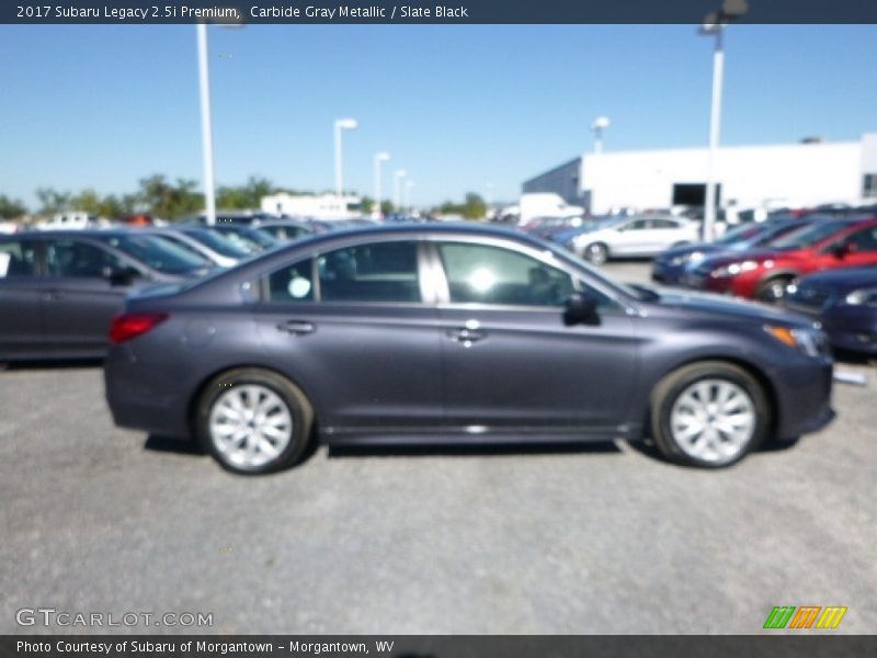 Carbide Gray Metallic / Slate Black 2017 Subaru Legacy 2.5i Premium