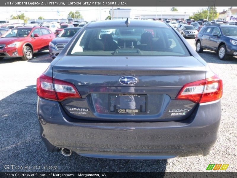 Carbide Gray Metallic / Slate Black 2017 Subaru Legacy 2.5i Premium
