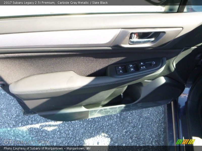 Carbide Gray Metallic / Slate Black 2017 Subaru Legacy 2.5i Premium