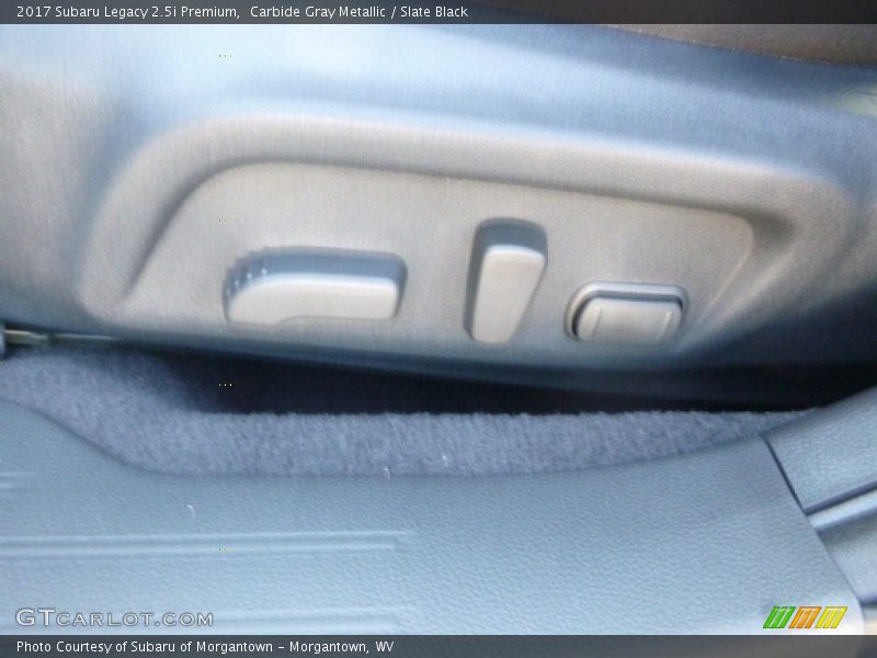 Carbide Gray Metallic / Slate Black 2017 Subaru Legacy 2.5i Premium