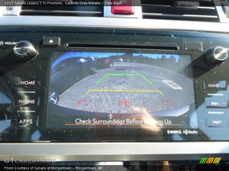 Carbide Gray Metallic / Slate Black 2017 Subaru Legacy 2.5i Premium