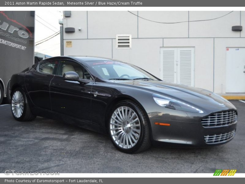 Meteorite Silver / Blue Haze/Cream Truffle 2011 Aston Martin Rapide Sedan