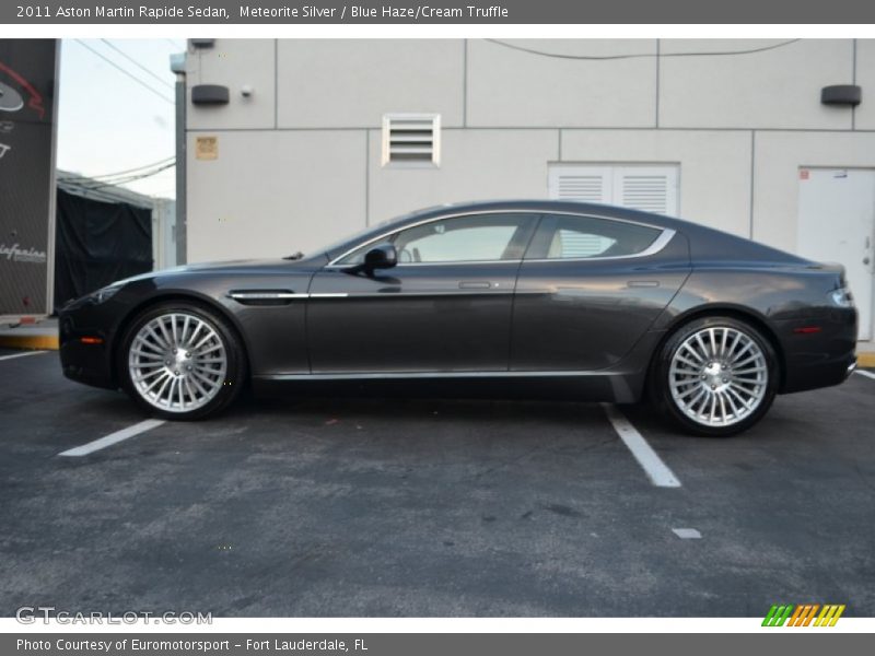 Meteorite Silver / Blue Haze/Cream Truffle 2011 Aston Martin Rapide Sedan