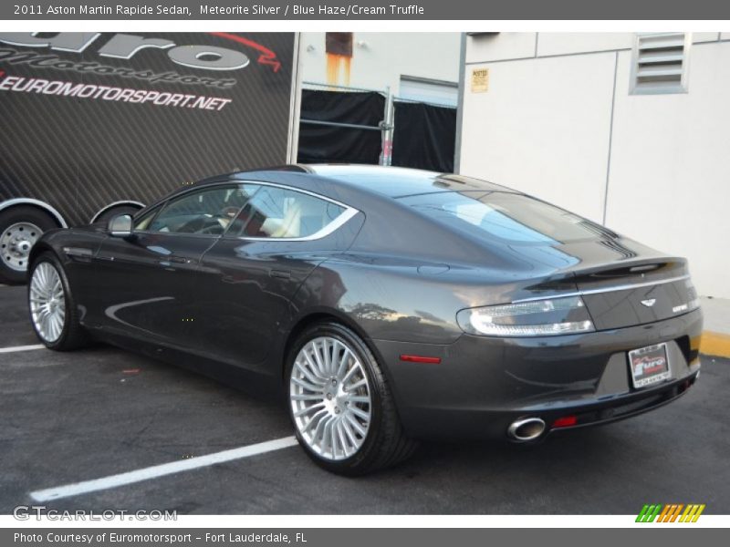 Meteorite Silver / Blue Haze/Cream Truffle 2011 Aston Martin Rapide Sedan