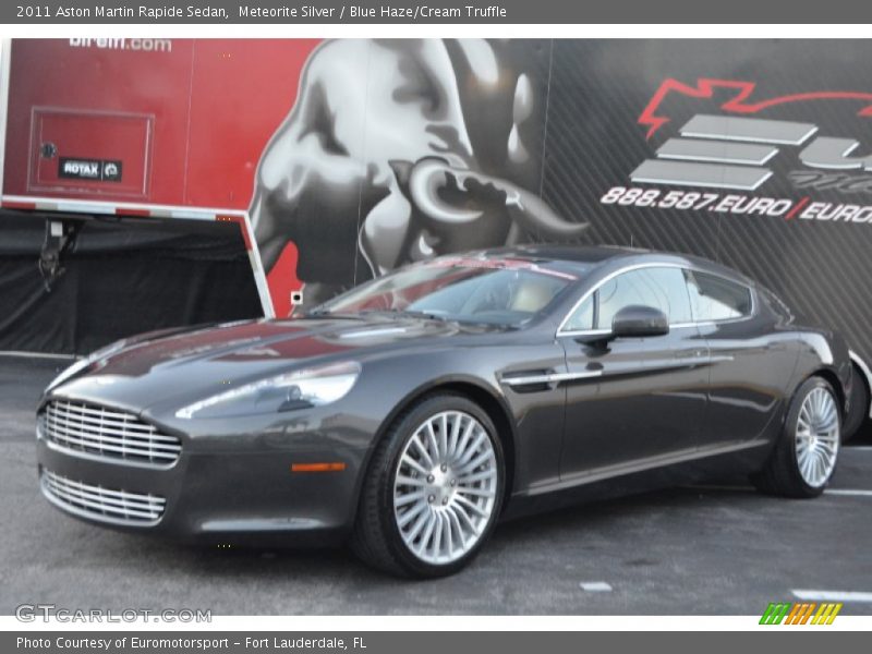 Meteorite Silver / Blue Haze/Cream Truffle 2011 Aston Martin Rapide Sedan