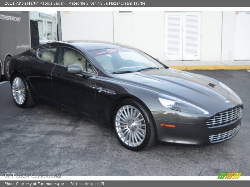 Meteorite Silver / Blue Haze/Cream Truffle 2011 Aston Martin Rapide Sedan