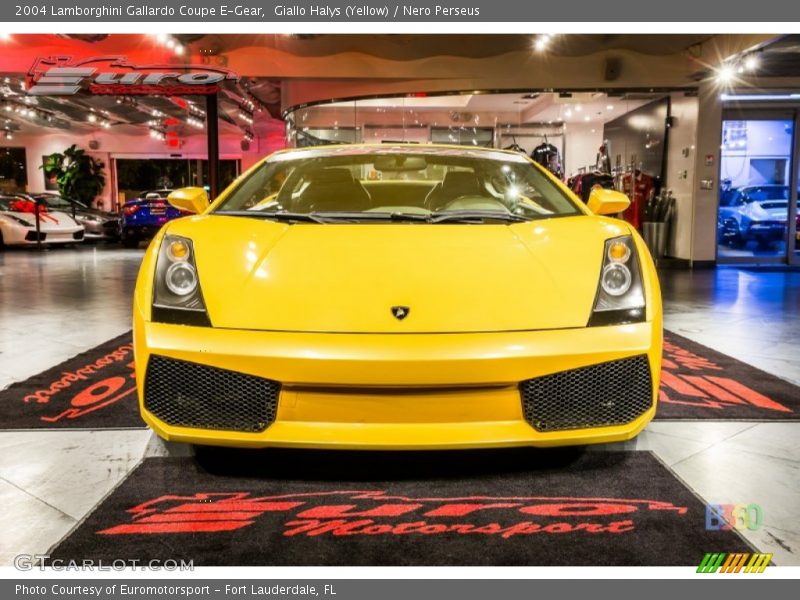 Giallo Halys (Yellow) / Nero Perseus 2004 Lamborghini Gallardo Coupe E-Gear