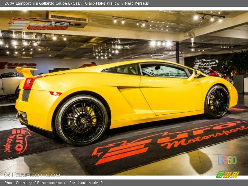 Giallo Halys (Yellow) / Nero Perseus 2004 Lamborghini Gallardo Coupe E-Gear