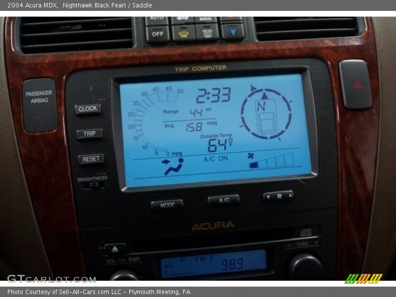 Nighthawk Black Pearl / Saddle 2004 Acura MDX