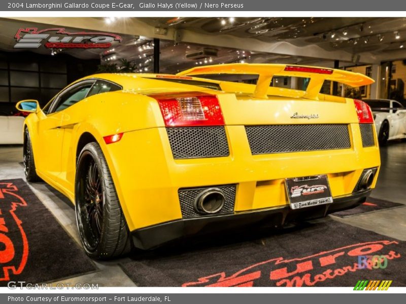 Giallo Halys (Yellow) / Nero Perseus 2004 Lamborghini Gallardo Coupe E-Gear