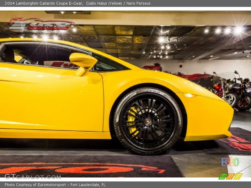 Giallo Halys (Yellow) / Nero Perseus 2004 Lamborghini Gallardo Coupe E-Gear