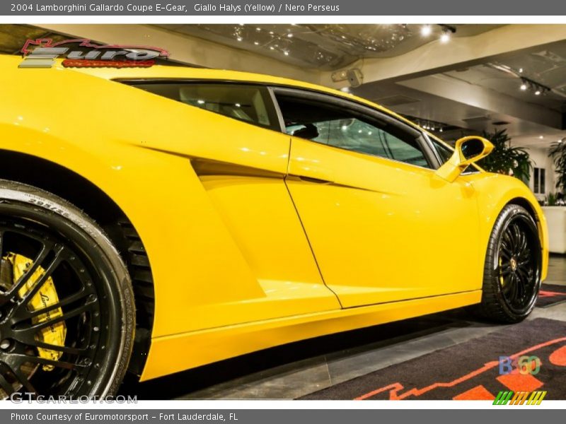 Giallo Halys (Yellow) / Nero Perseus 2004 Lamborghini Gallardo Coupe E-Gear