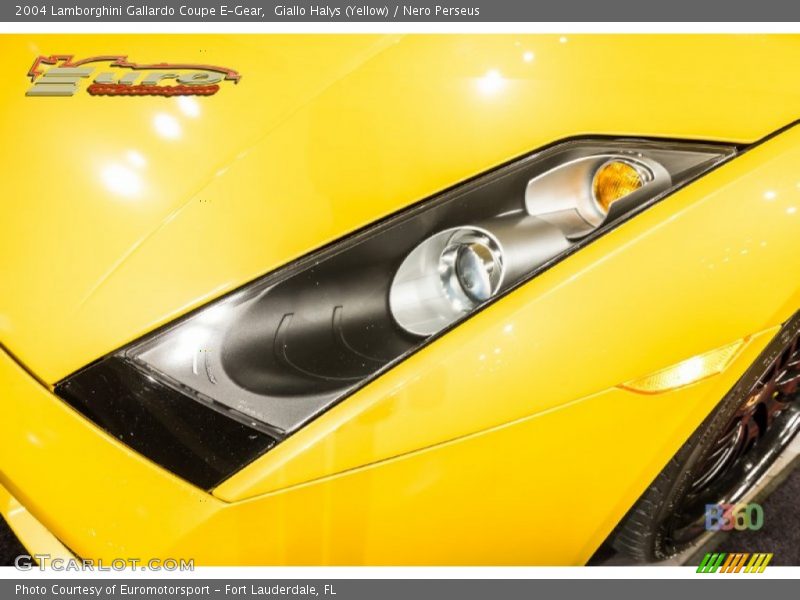 Giallo Halys (Yellow) / Nero Perseus 2004 Lamborghini Gallardo Coupe E-Gear