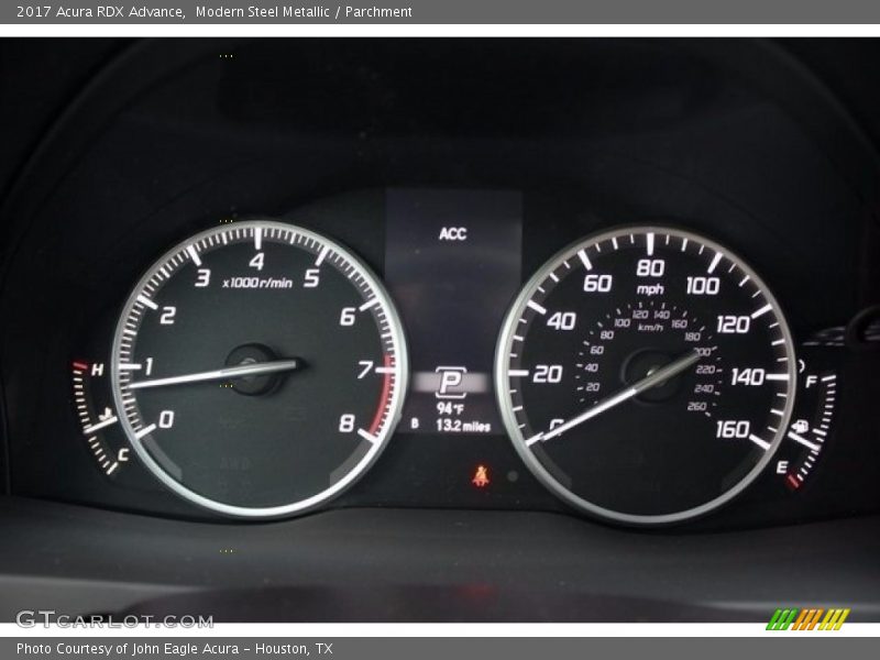 Modern Steel Metallic / Parchment 2017 Acura RDX Advance