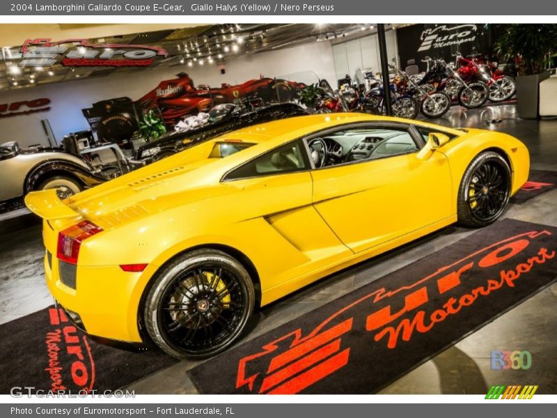 Giallo Halys (Yellow) / Nero Perseus 2004 Lamborghini Gallardo Coupe E-Gear