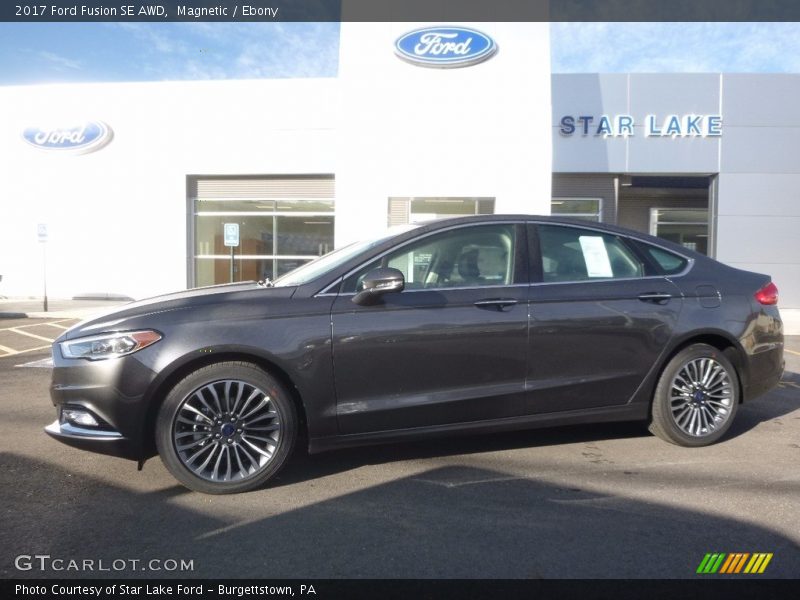 Magnetic / Ebony 2017 Ford Fusion SE AWD