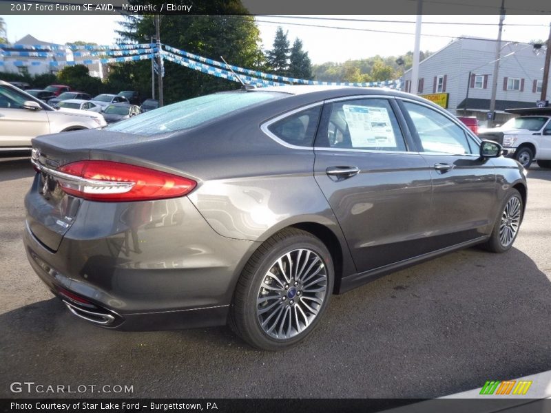 Magnetic / Ebony 2017 Ford Fusion SE AWD