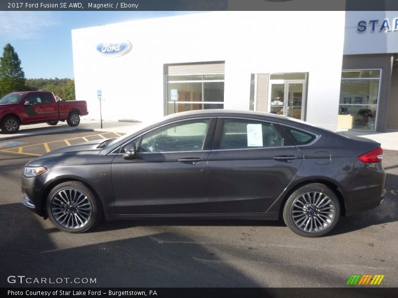 Magnetic / Ebony 2017 Ford Fusion SE AWD