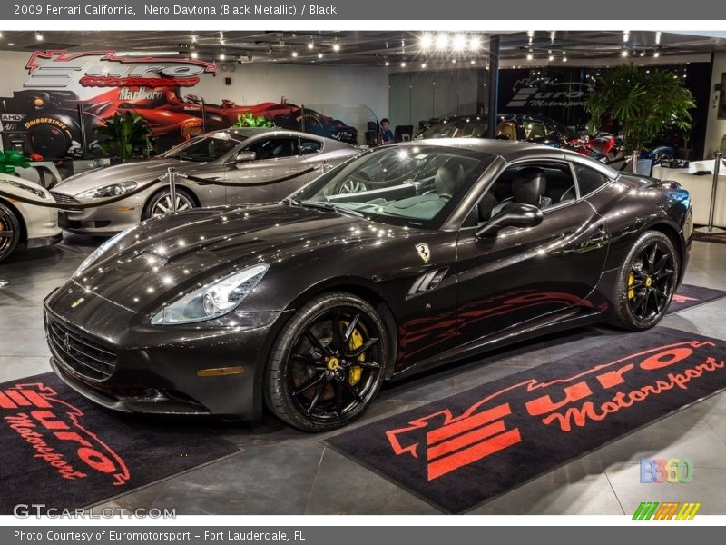 Nero Daytona (Black Metallic) / Black 2009 Ferrari California
