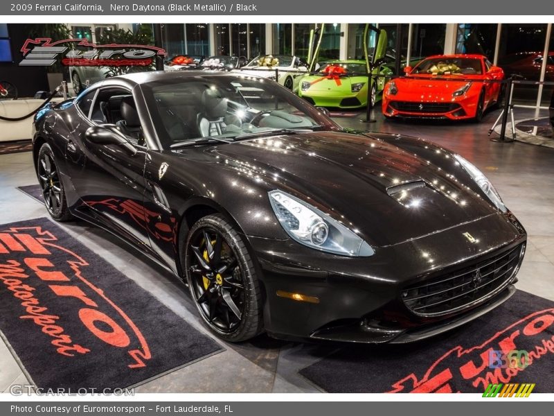 Nero Daytona (Black Metallic) / Black 2009 Ferrari California