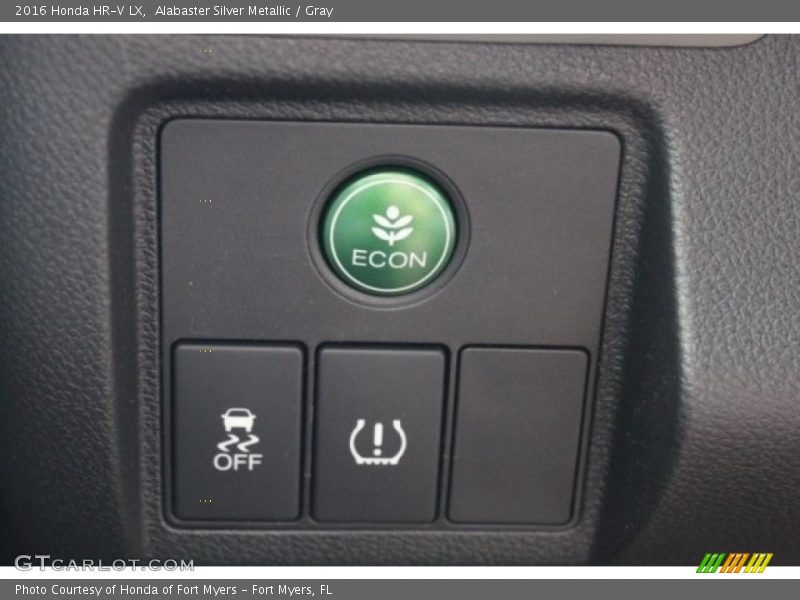Alabaster Silver Metallic / Gray 2016 Honda HR-V LX