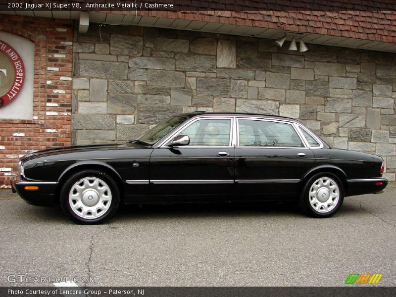 Anthracite Metallic / Cashmere 2002 Jaguar XJ Super V8