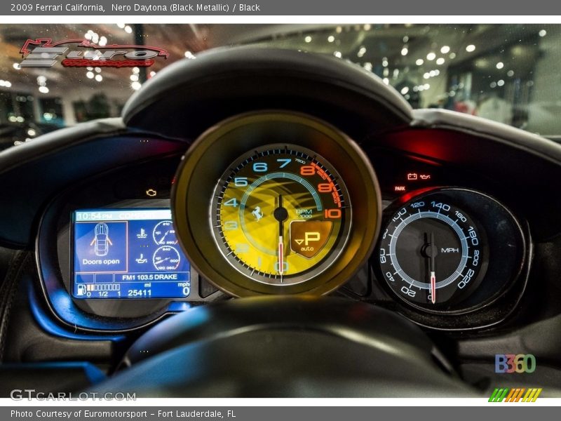 Nero Daytona (Black Metallic) / Black 2009 Ferrari California