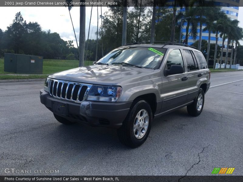 Silverstone Metallic / Agate 2001 Jeep Grand Cherokee Laredo