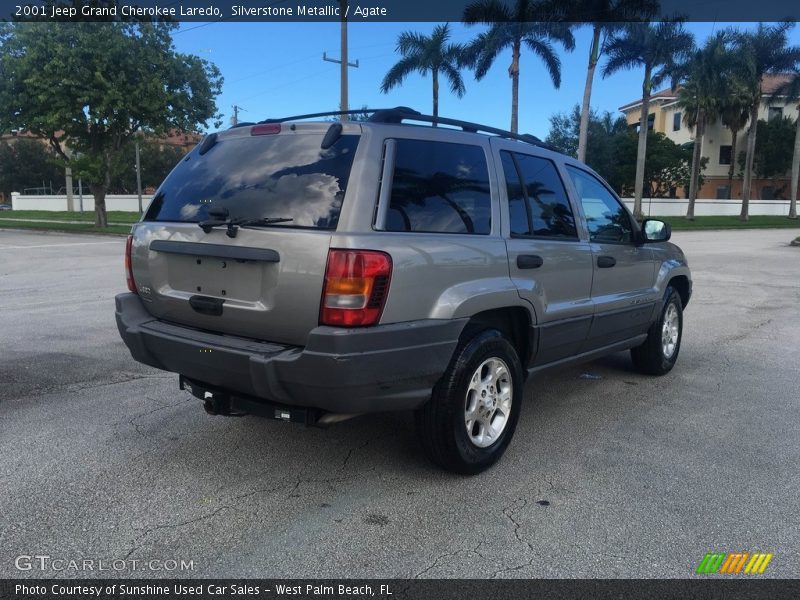 Silverstone Metallic / Agate 2001 Jeep Grand Cherokee Laredo