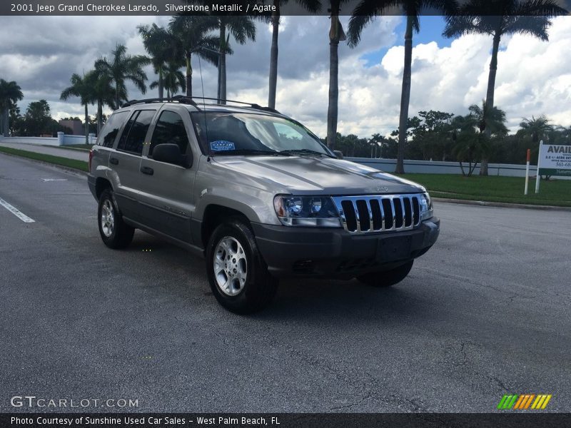 Silverstone Metallic / Agate 2001 Jeep Grand Cherokee Laredo