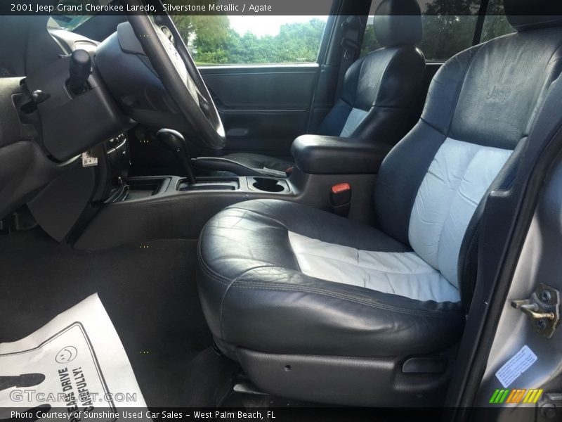 Silverstone Metallic / Agate 2001 Jeep Grand Cherokee Laredo