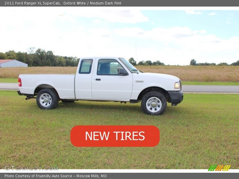 Oxford White / Medium Dark Flint 2011 Ford Ranger XL SuperCab
