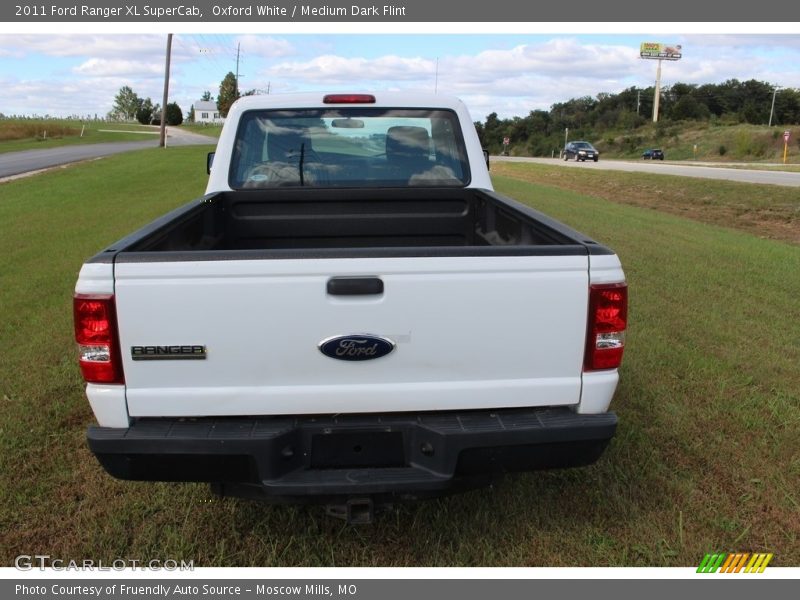 Oxford White / Medium Dark Flint 2011 Ford Ranger XL SuperCab