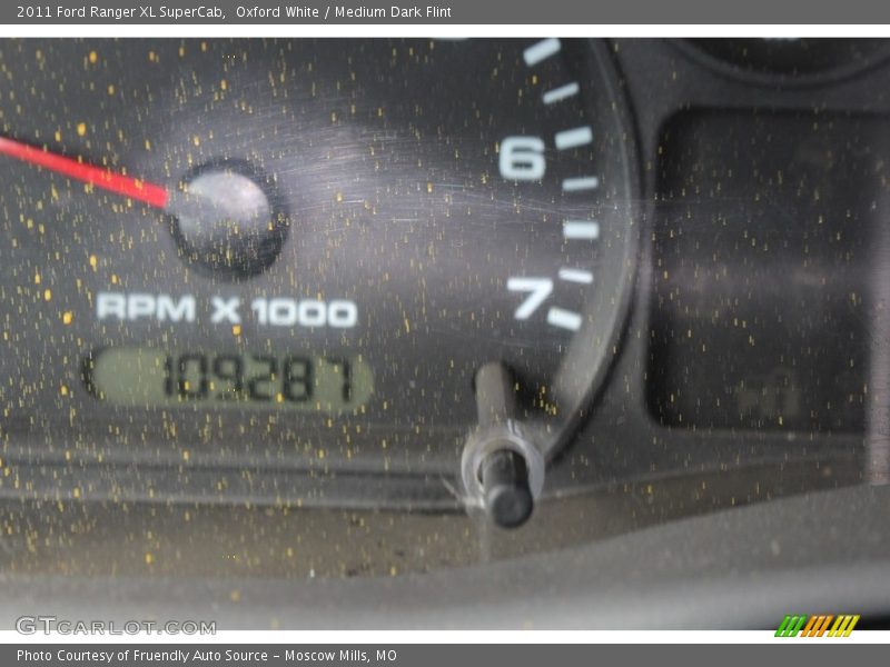 Oxford White / Medium Dark Flint 2011 Ford Ranger XL SuperCab