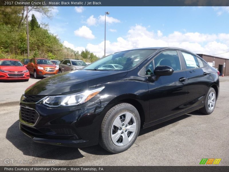 Mosaic Black Metallic / Jet Black 2017 Chevrolet Cruze LS
