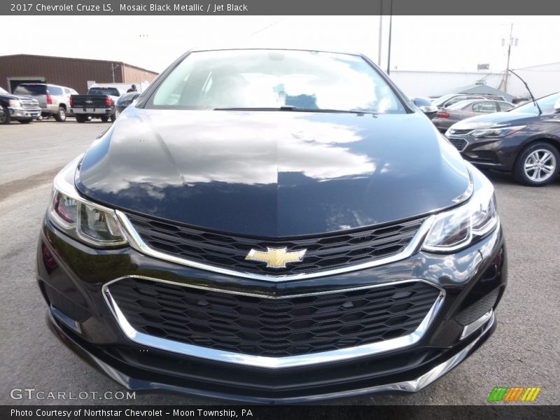 Mosaic Black Metallic / Jet Black 2017 Chevrolet Cruze LS