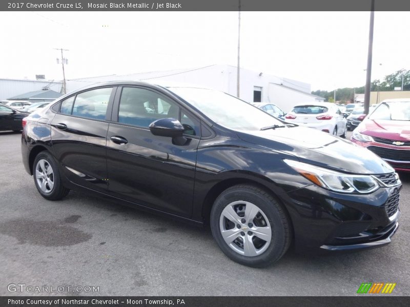Mosaic Black Metallic / Jet Black 2017 Chevrolet Cruze LS