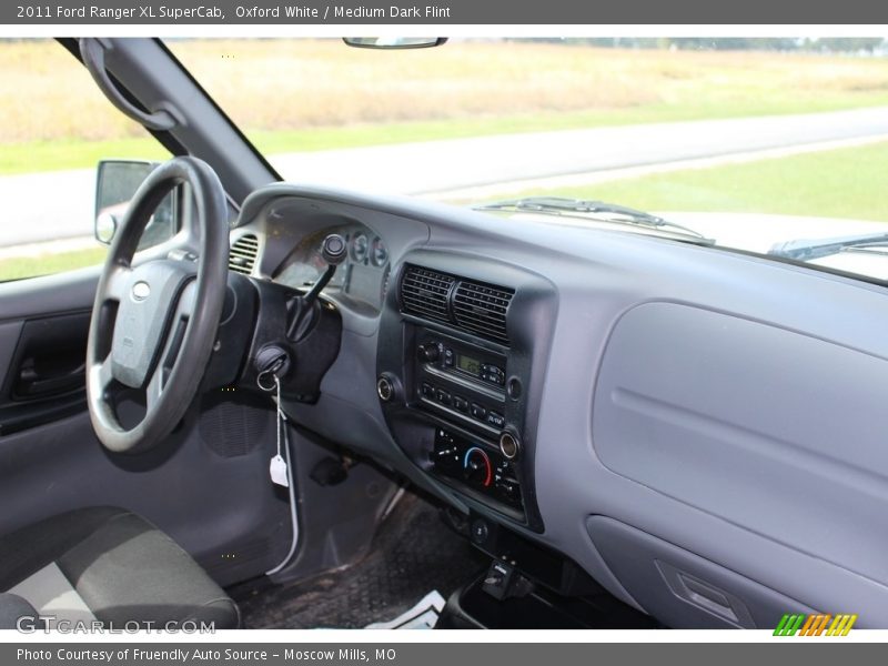 Oxford White / Medium Dark Flint 2011 Ford Ranger XL SuperCab