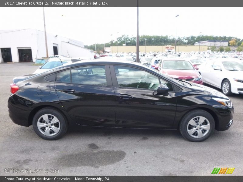 Mosaic Black Metallic / Jet Black 2017 Chevrolet Cruze LS