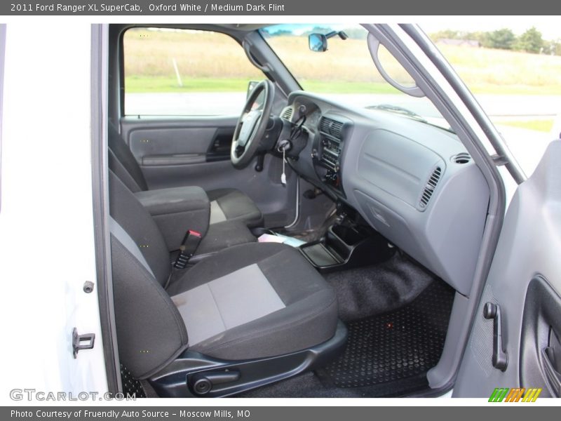 Oxford White / Medium Dark Flint 2011 Ford Ranger XL SuperCab