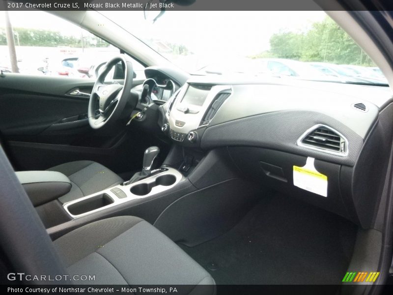Mosaic Black Metallic / Jet Black 2017 Chevrolet Cruze LS